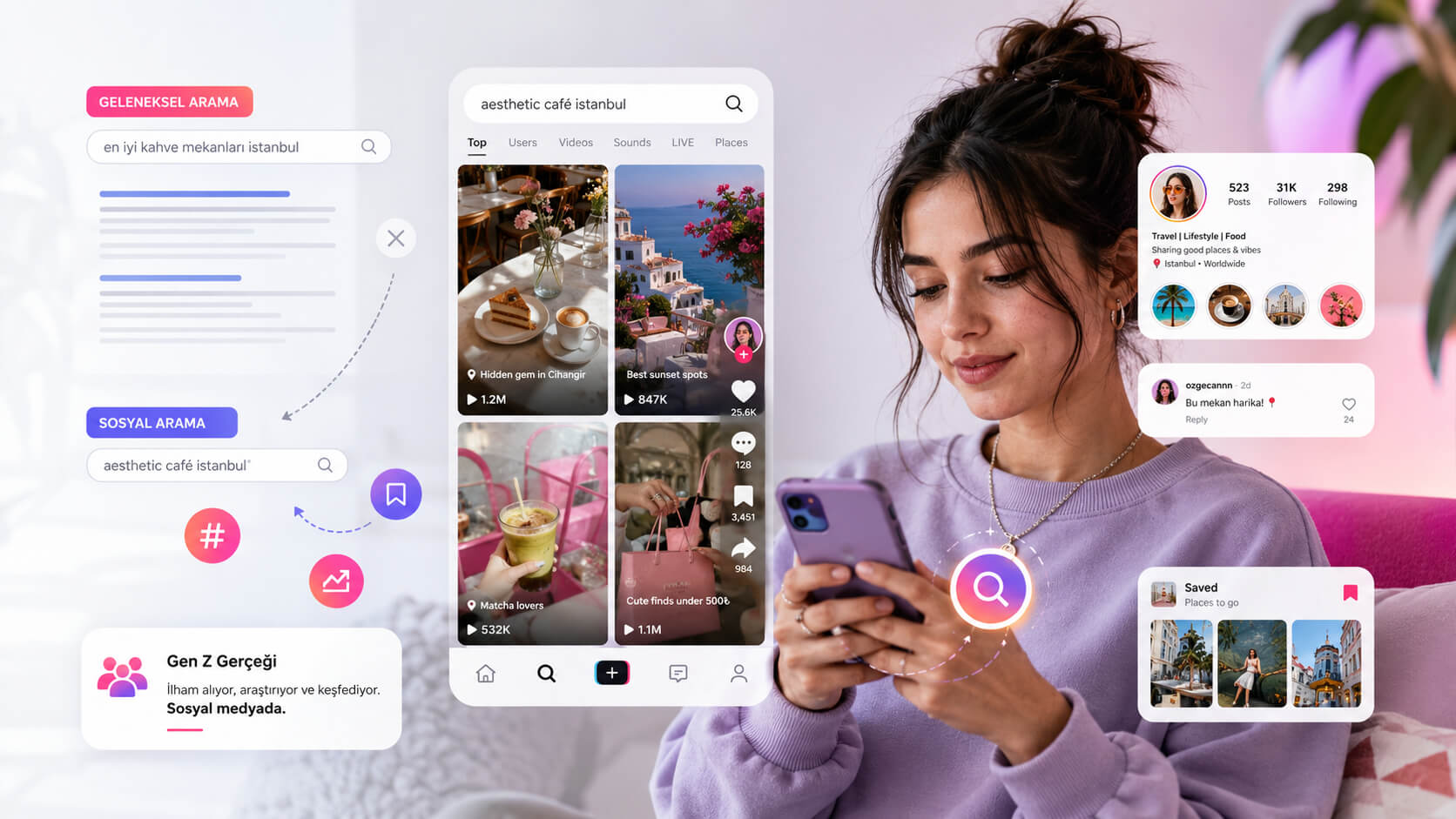TikTok ve Instagram'da 