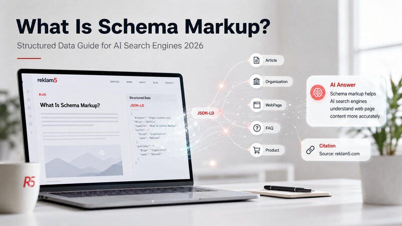 Schema Markup Nedir? AI Arama Motorları İçin Yapılandırılmış Veri Rehberi
