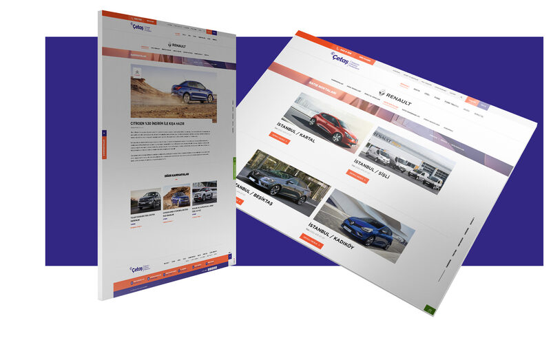 12 Farklı otomotiv markasının yetkili satıcısı olan Çetaş için, tüm markaları bir araya getiren cetas.com.tr’yi yeniden tasarladık ve Ciqra CMS ile yayına aldık.